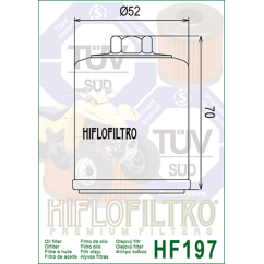Filtre à huile HIFLOFILTRO - HF197