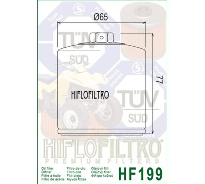 Filtre à huile HIFLOFILTRO - HF199
