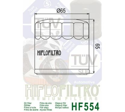 Filtre à huile HIFLOFILTRO - HF554