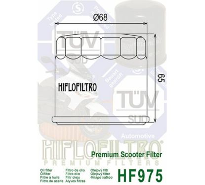 Filtre à huile HIFLOFILTRO - HF975