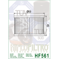 Filtre à huile HIFLOFILTRO - HF561