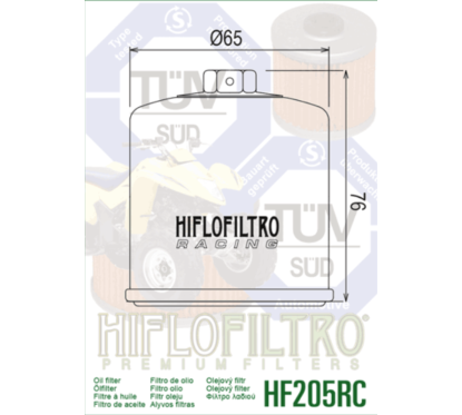 Filtre à huile HIFLOFILTRO Racing - HF205RC