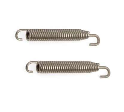 Ressorts de traction d'échappement RFX Race acier inox - 57mm - la paire