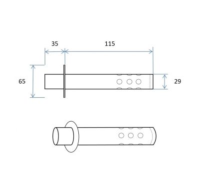 DB-Killer IXIL Conical - avec petit trous - OV15-4