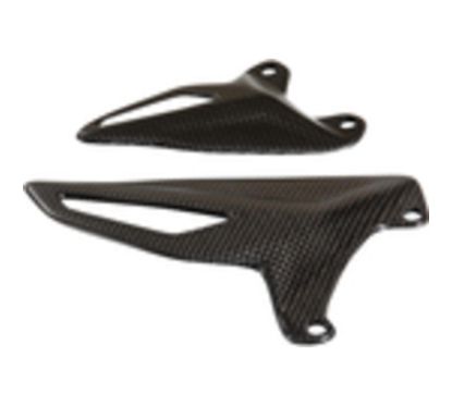 Protection de talon LIGHTECH carbone brillant