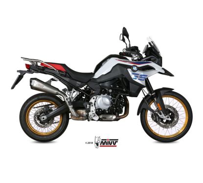 Silencieux MIVV Delta Race inox/casquette carbone BMW F850GS