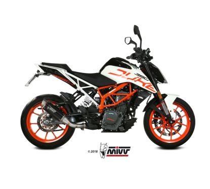 Silencieux MIVV GP Pro inox noir KTM Duke 125/390
