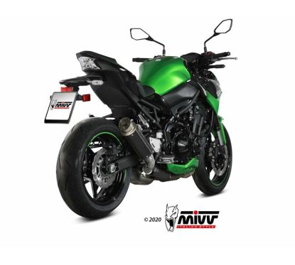 Silencieux MIVV GP Pro Steel Black/casquette inox Kawasaki Z900