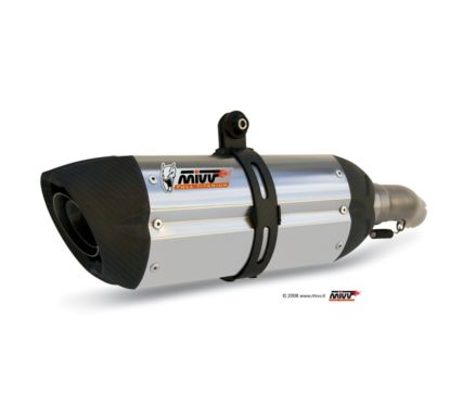 Silencieux MIVV Suono inox/casquette carbone BMW K1200 R/S/GT/LT