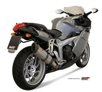 Silencieux MIVV Suono inox/casquette carbone BMW K1200 R/S/GT/LT
