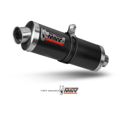 Silencieux MIVV Oval Classic carbone Suzuki GSF1200 Bandit