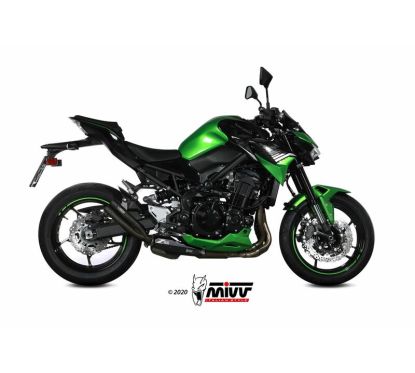 Silencieux MIVV Double Gun Steel Black Kawasaki Z900