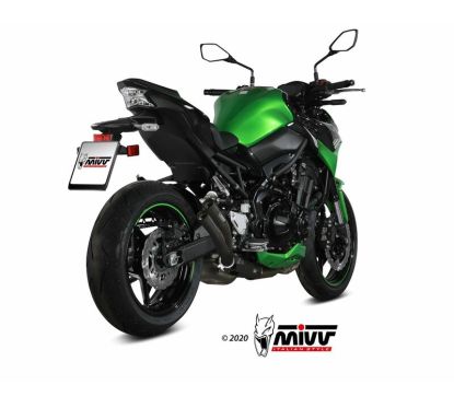 Silencieux MIVV Double Gun Steel Black Kawasaki Z900