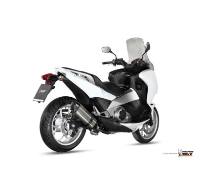 Silencieux MIVV Suono inox/casquette carbone Honda