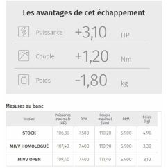 Silencieux MIVV Speed Edge inox noir casquette carbone Honda Crosstourer