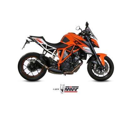 Silencieux MIVV MK3 Steel Black/casquette inox KTM 1290 Superduke