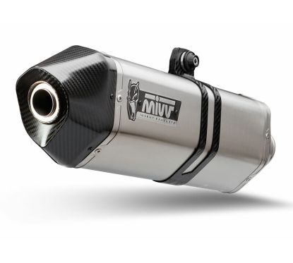 Silencieux MIVV Speed Edge inox/casquette carbone BMW R1250GS