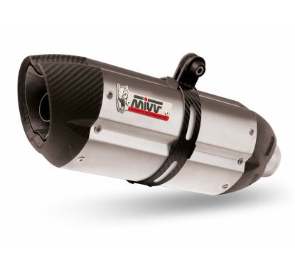 Silencieux MIVV Suono inox  casquette carbone Honda CB500F