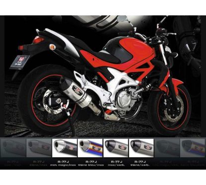 SILENCIEUX YOSHIMURA R77-J M. MAGIC/CASQUETTE CARBONE POUR SUZUKI