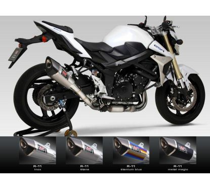 Silencieux YOSHIMURA R-11 Metal Magic Suzuki GSR750 (en Suisse non homologué)