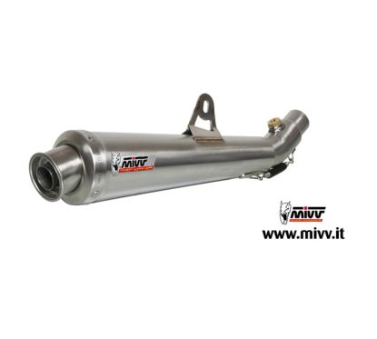Silencieux MIVV X-Cone inox brossé Honda CB600F Hornet