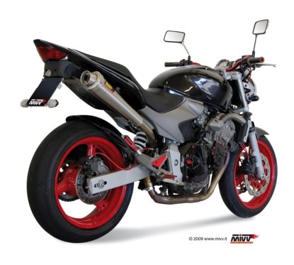 Silencieux MIVV X-Cone inox brossé Honda CB600F Hornet