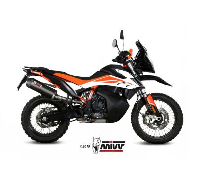 Silencieux MIVV Oval carbone/casquette carbone KTM 790 Adventure