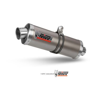 Silencieux MIVV Oval Classic titane Suzuki GSF600 Bandit