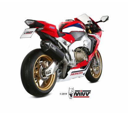 Silencieux MIVV Speed Edge Steel Black/carbone - Honda CBR1000RR