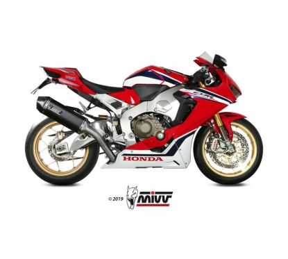 Silencieux MIVV Speed Edge Steel Black/carbone - Honda CBR1000RR