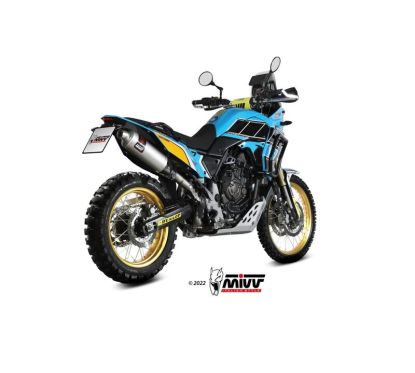 Silencieux MIVV Dakar Slip-On acier inoxydable - Yamaha Ténéré 700 19-22