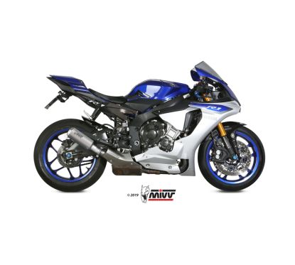 Silencieux MIVV MK3 inox brossé/casquette inox Yamaha MT-10