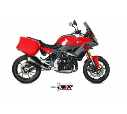 Silencieux MIVV Delta Race Inox noir/casquette carbone BMW F900XR