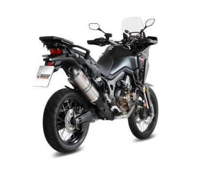 Silencieux MIVV Oval Carbon Cap titane Honda CRF1000L Africa Twin