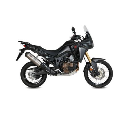 Silencieux MIVV Oval Carbon Cap titane Honda CRF1000L Africa Twin