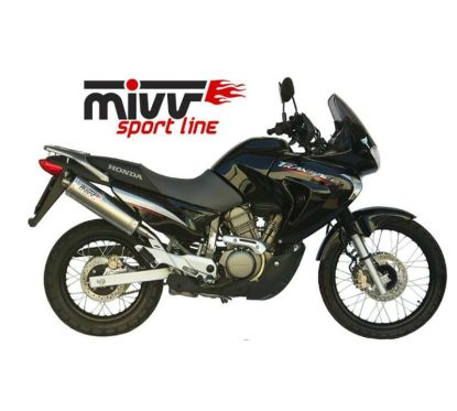 Silencieux MIVV Oval Classic inox Honda XL650V Transalp