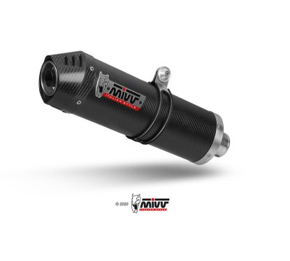 Silencieux MIVV Oval carbone - Triumph Tiger 1050 Sport