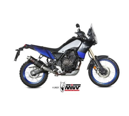 Silencieux MIVV Oval acier noir