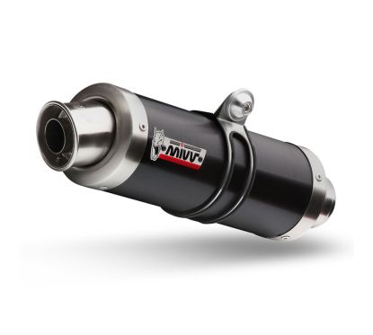 Silencieux MIVV GP inox noir/casquette inox Kawasaki Z1000SX