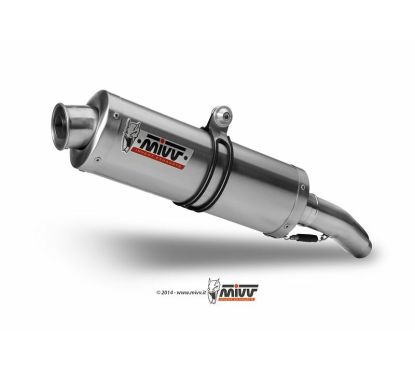 Silencieux double MIVV Oval Classic inox Yamaha XT660 X/R/Z