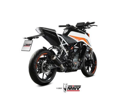 Silencieux MIVV MK3 Slip-On acier inoxydable - KTM 125 / 390 Duke