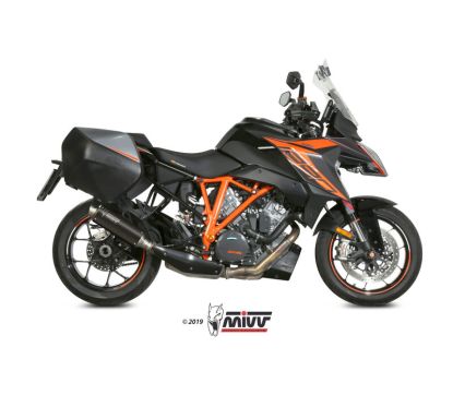 Silencieux MIVV Dakar Slip-On acier inoxydable noir - KTM 1290 Superduke GT