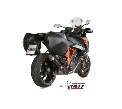 Silencieux MIVV Dakar Slip-On acier inoxydable noir - KTM 1290 Superduke GT