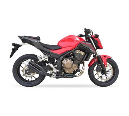 Silencieux IXIL Dual Hyperlow L3XB inox noir / alu - Honda CBR500R - XH6334XB