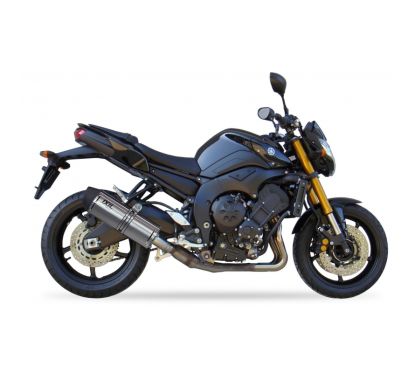 Silencieux IXIL Hexoval Xtrem inox / alu noir - Yamaha FZ-8 - OY9088VSE