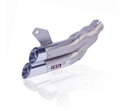 Silencieux IXIL Dual Hyperlow L2X inox / alu poli - Honda CB600F-S - XH6348V