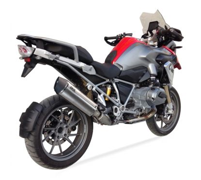 Silencieux IXIL Hexoval Xtrem inox / alu noir - BMW R1200GS - OB5097VSE