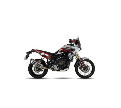 Silencieux IXIL MXT inox / alu noir - Yamaha Ténéré 700 - EY9067SS