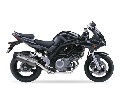Silencieux IXIL Hexoval Xtrem inox / alu noir - Suzuki SV650S - OS8056VSE