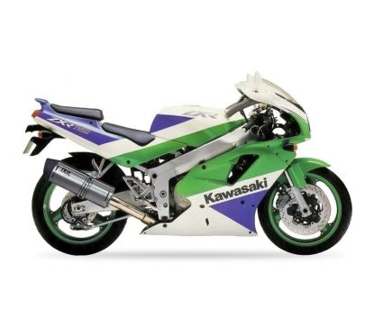 Silencieux IXIL Hexoval Xtrem inox / alu noir - Kawasaki ZX750R - OK7063VSE